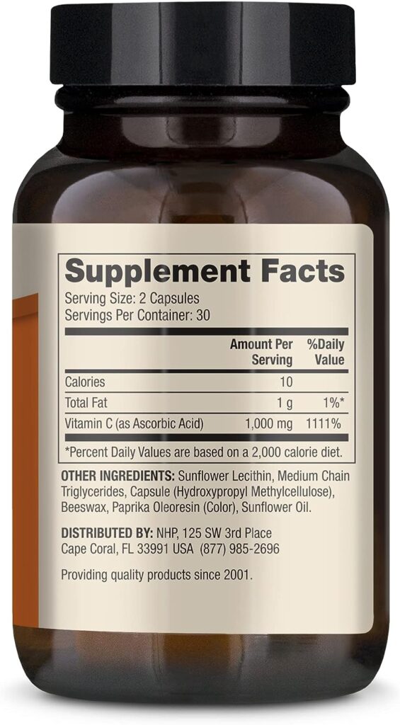 Dr. Mercola Liposomal Vitamin C Dietary Supplement, 30 Servings (60 Capsules), Immune Support, Non GMO, Soy Free, Gluten Free