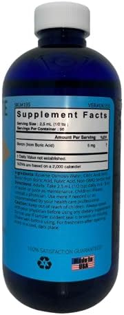 Good State | Liquid Ionic Boron | Dietary Supplement | Great for Enhanced Muscle Coordination | 120 Servings at 5 Mg | 8 Fl oz Bottle