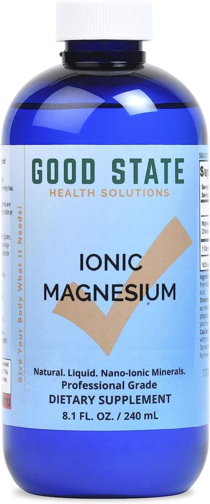 Good State | Liquid Ionic Magnesium | Dietary Supplement | Great for Digestive System | 96 Servings | 8 Fl oz Bottle