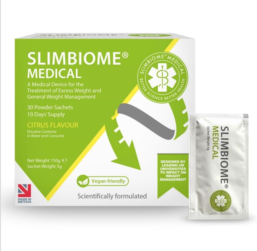 SlimBiome® Medical, Nutritional Supplement, High Strength, Vegan, 5g per Serving, 30 Sachets