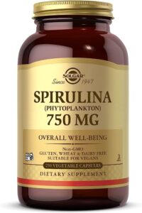 Solgar 750 mg Spirulina Tablets