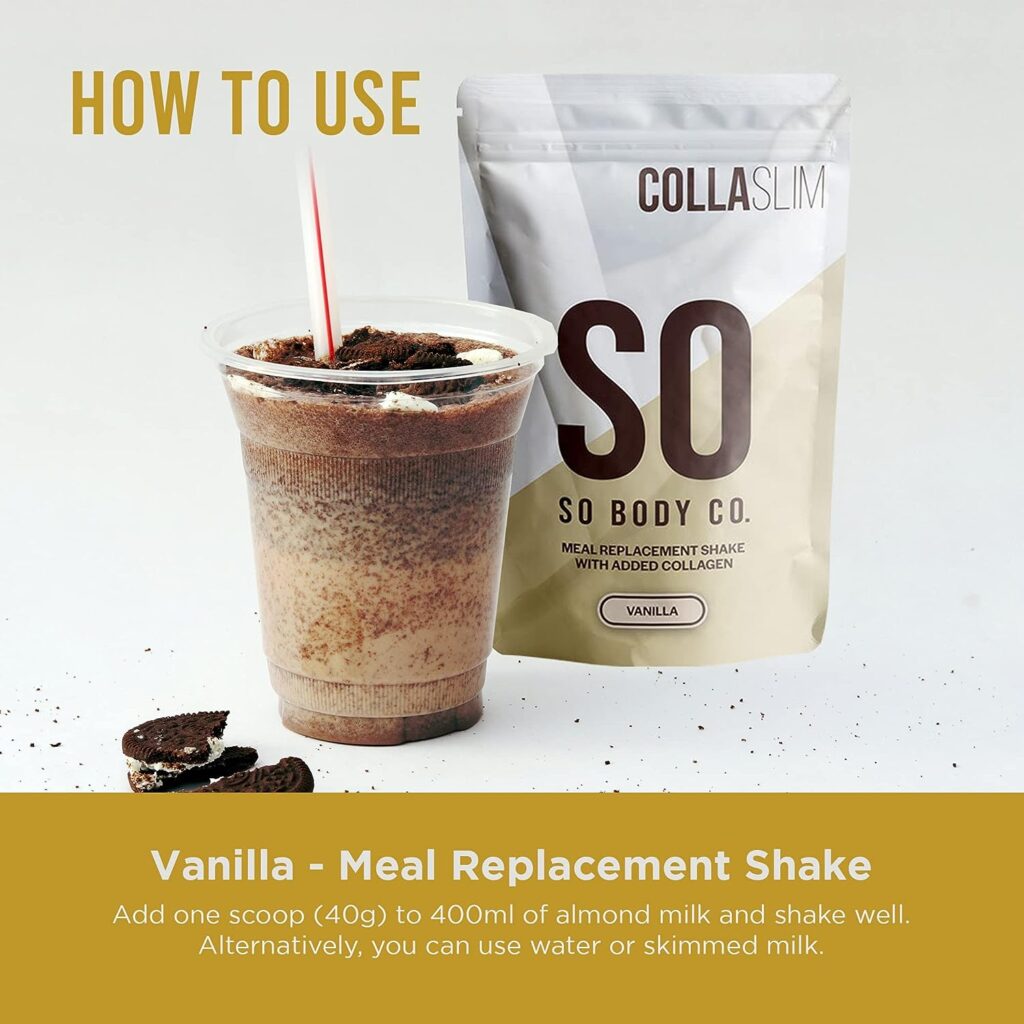 CollaSlim - Vanilla | Meal Replacement Shake | Weight Loss Shake That Works With A Calorie Controlled Diet | Diet Meal Replacement | Meal Replacement With Added Collagen | Diet Shakes (Vanilla)