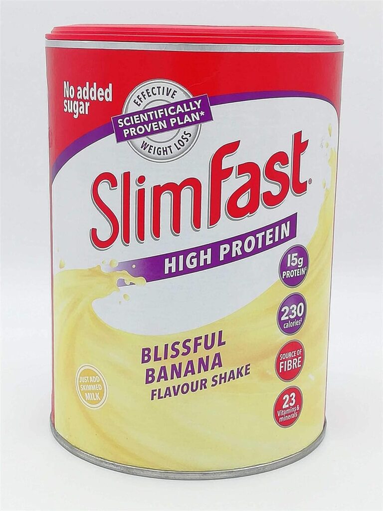 SlimFast High Protein Meal Replacement Shake Summer Banana 365g – Take Advantage of The Slim Fast Magic to Lose Weight, Feel Energised and in Control of Your Life