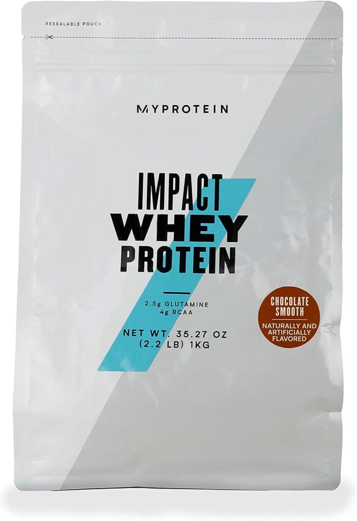 Myprotein Impact Whey Protein - Chocolate Smooth 1KG - Muscle Building Powder with Over 80% Protein and 2g Leucine per Serving