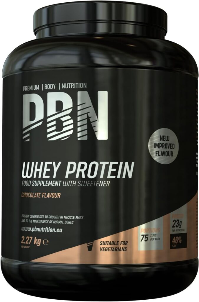 PBN - Premium Body Nutrition Whey Protein 2.27kg Chocolate, New Improved Flavour