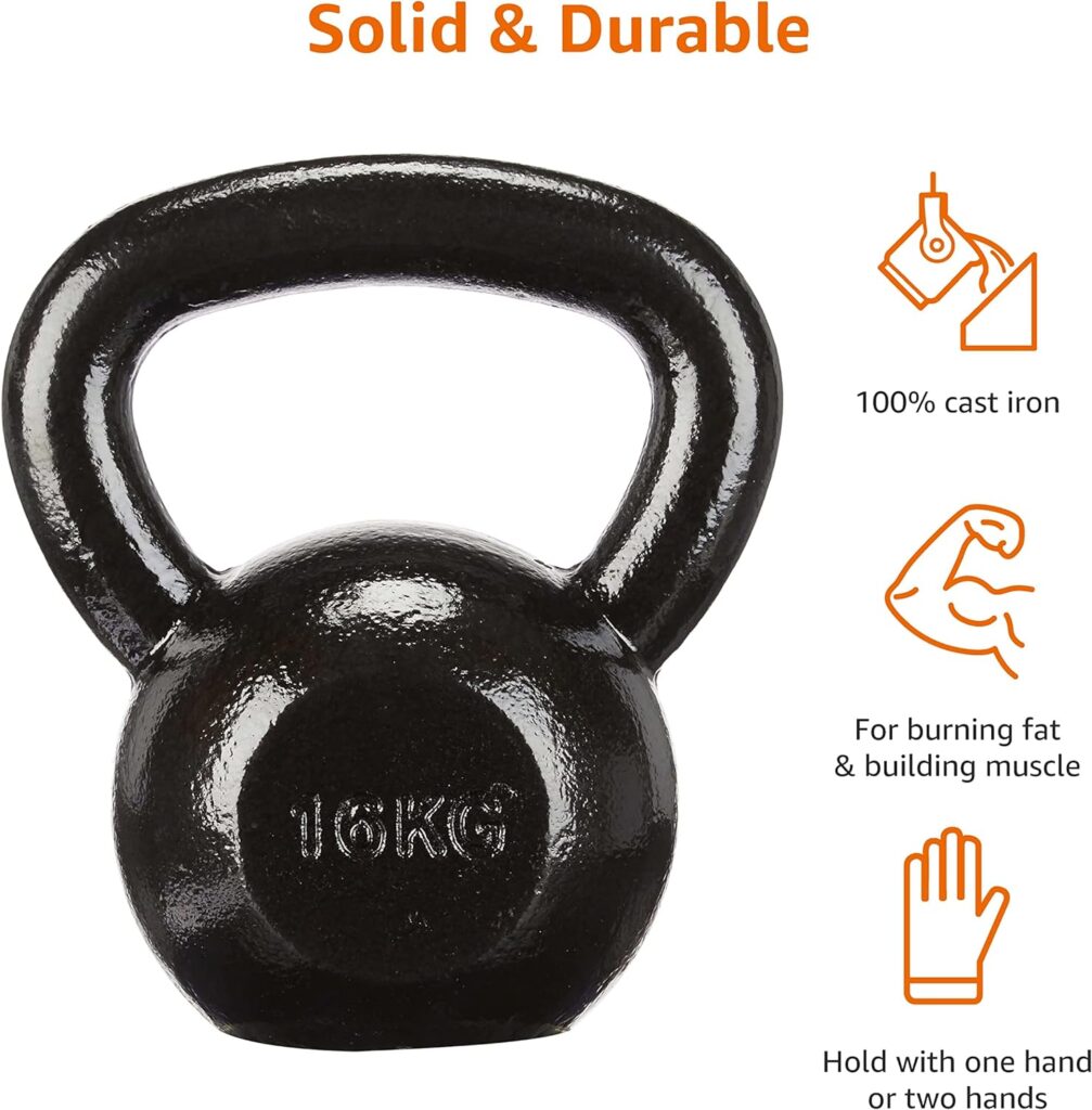 Amazon Basics Cast Iron Kettlebell