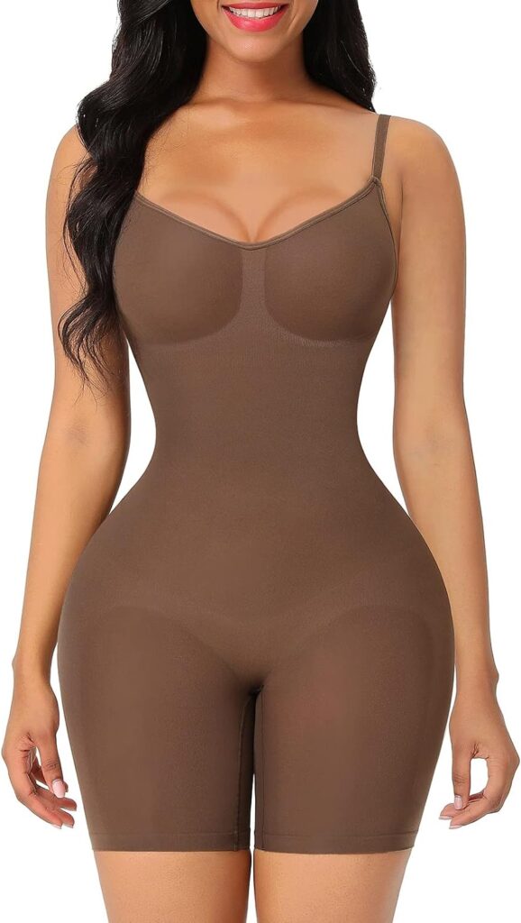 FeelinGirl Comfortable Full Bodysuit for Women Butt Lifter Seamless Shapewear for Women Tummy Control Thigh Slimmer XS-5XL