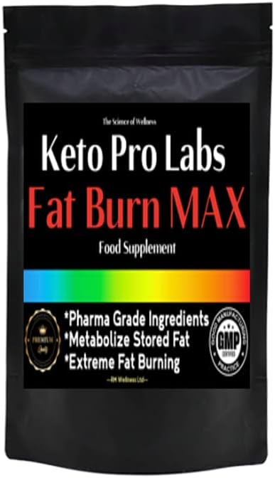 Keto Fat Burn MAX Strength Diet Pills - Weight Loss Management Supplement - Fat Burner (120)