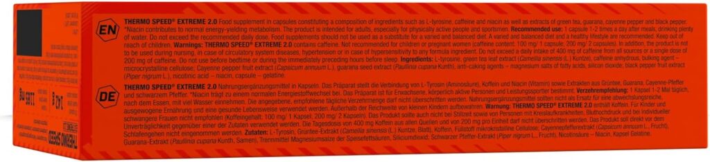 Olimp Nutrition, Thermo Speed Extreme 2.0-120 Mega Caps, 1 Units