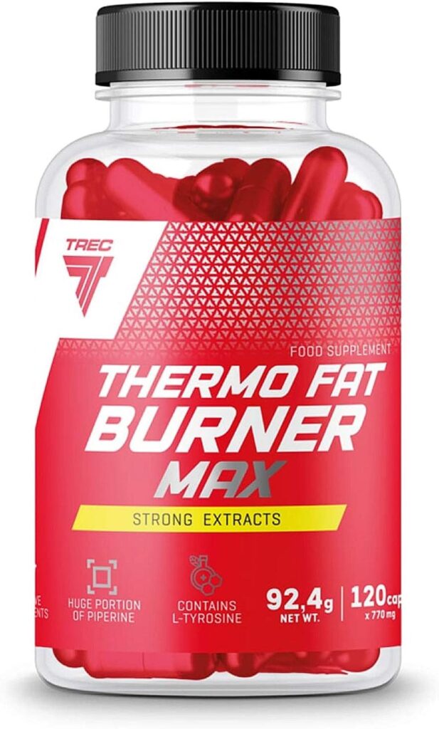 Thermo Fat Burner Max 120tab Trec, Improves Calorie and Fat Metabolism, Natural Thermogenic Complex