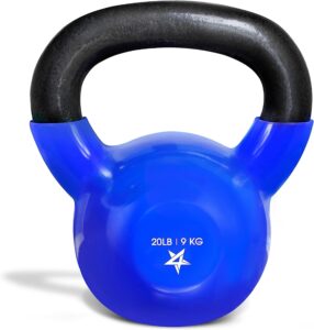 Yes4All 2-20kg Vinyl Coated Kettlebell