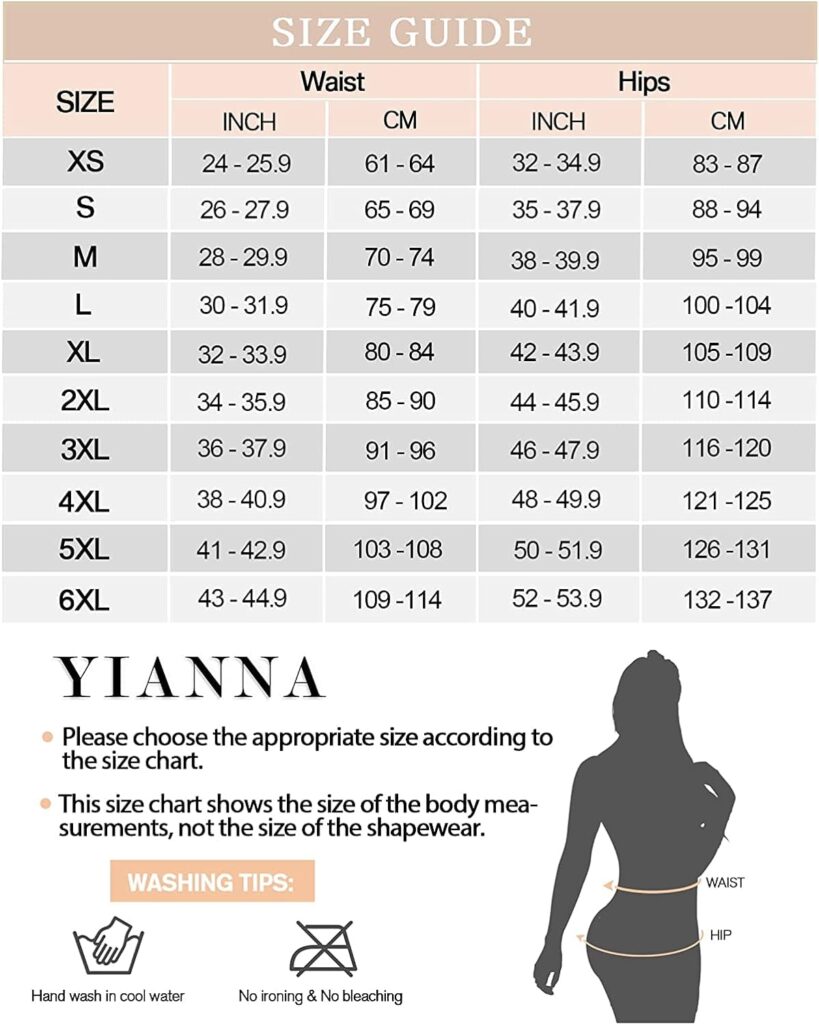 YIANNA Fajas Colombianas Shapewear for Women Postpartum Firm Tummy Control Body Shaper Butt Lifter Bodysuit