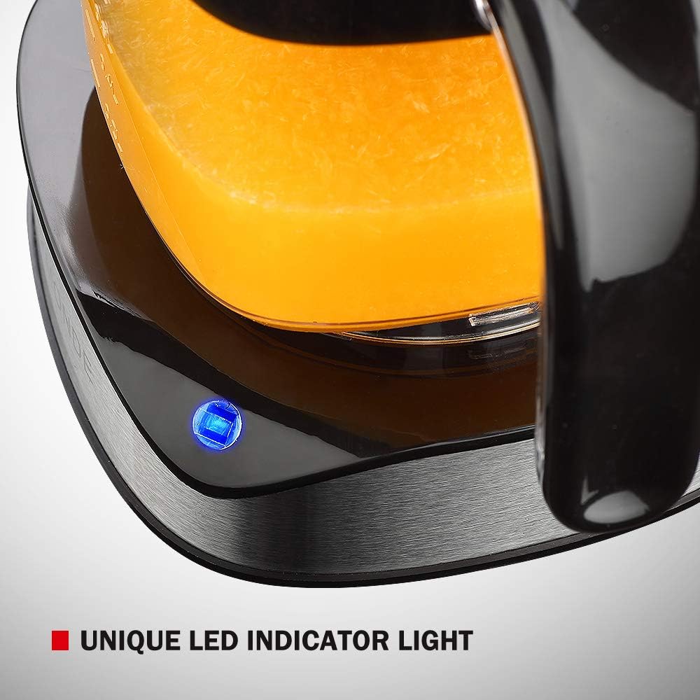 Electric Citrus Juicer 1.2L Large Volume - Orange Juicer with powerful motor and LED working lamp - Electric Lemon Squeezer for orange lemon lime grapefruit by LUUKMONDE