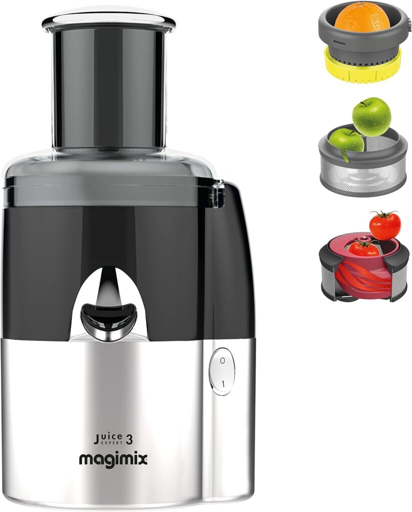 Magimix Juice Expert 3 | Juice, Smoothie Plant-Based Milk Maker Machine | Easy Maintenance | Satin/Black, 18082