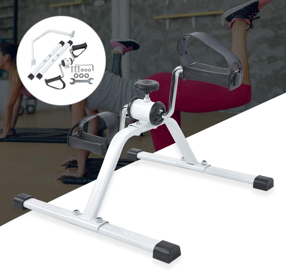 Mini Fitness Bike, Compact Size Mini Exercise Bike, Steel for Gym Home