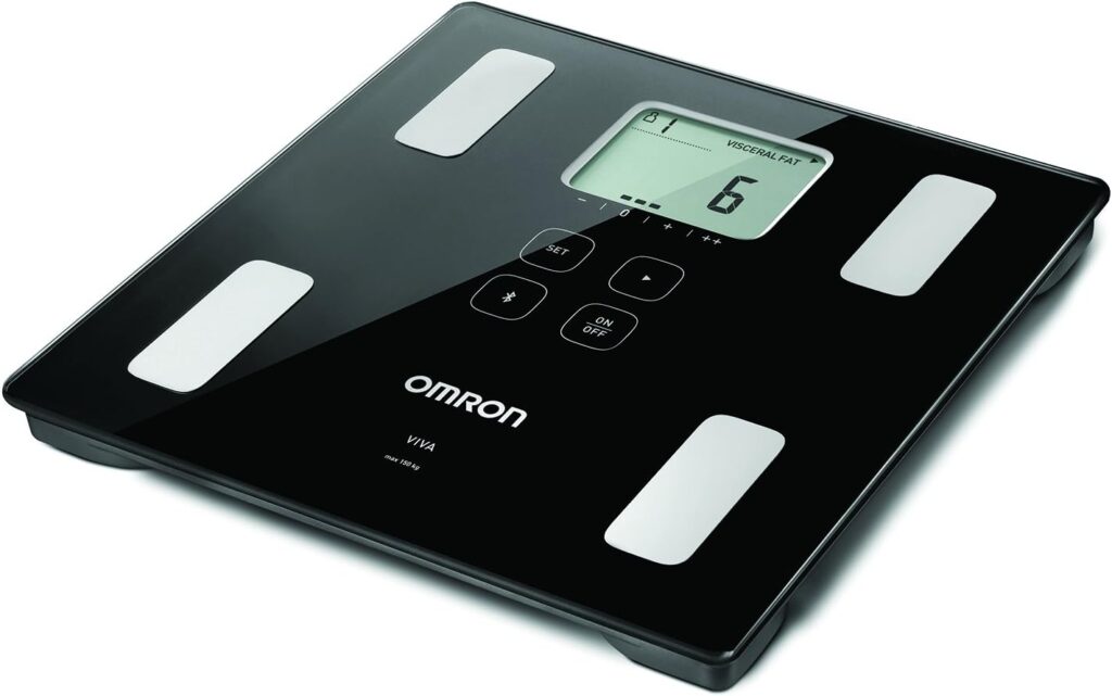 OMRON VIVA Bluetooth Smart Scale and Body Composition Monitor with Body Fat, Body Weight, Visceral Fat, Skeletal Muscle, Resting Metabolism and BMI