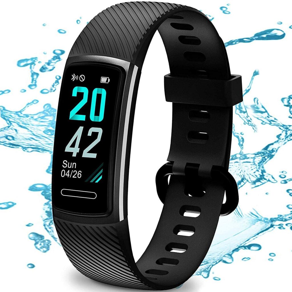 TEMINICE High-End Fitness Trackers HR, Activity Trackers Health Exercise Watch with Heart Rate and Sleep Monitor, Smart Band Calorie Counter, Step Counter, Pedometer Walking for Men Women…