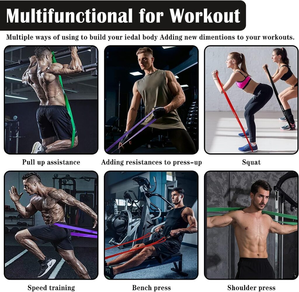 Arfmaget Resistance Bands,Pull Up Assistance Bands,loop resistance bands for Long Exercise Strength Training,Yoga Pilates,Pull up,Stretching,Fitness,Home Gym Equipment for Men and Women