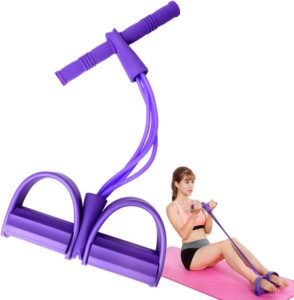 Feezi 4 Tubes Elastic Sit Up Pull Rope