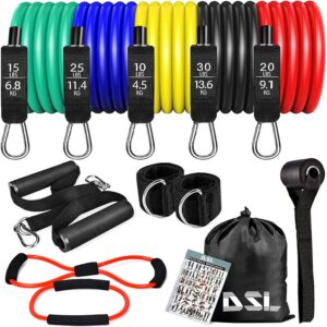 14 Pc Resistance Bands Set