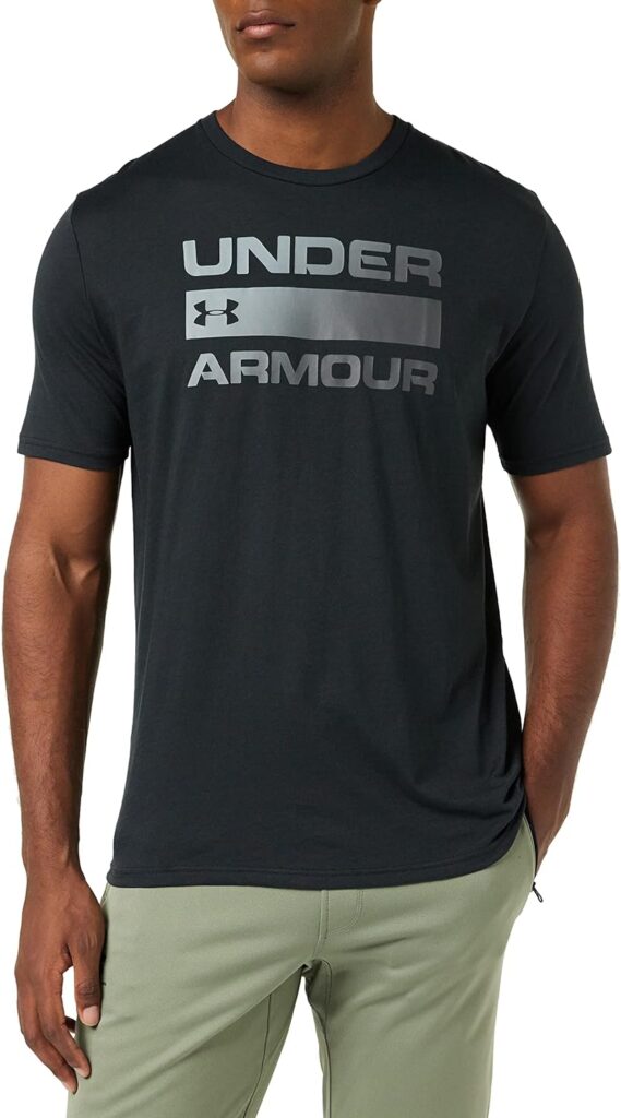 Under Armour Men UA TEAM ISSUE WORDMARK, T Shirt for Men with Graphic Design, Loose-Fit Sport and Fitness Clothing