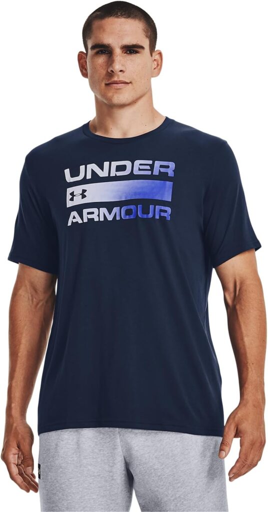 Under Armour Men UA TEAM ISSUE WORDMARK, T Shirt for Men with Graphic Design, Loose-Fit Sport and Fitness Clothing