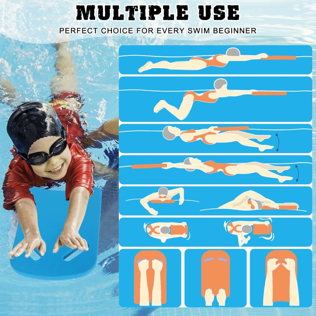 WWW Swimming Kickboard for Swimming Training,Training Swim Kick Board for Adults Children,Lightweight Anti-Slip Training Aid for Swimming Beginner