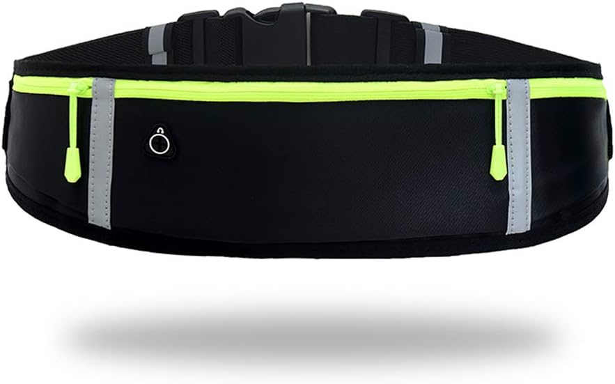 GORWRICH Running Belt with Waterproof Adjustable Elastic Strap, Sweatproof waistpacks with Large Capacity, Perfect for Running and Outdoor Activities