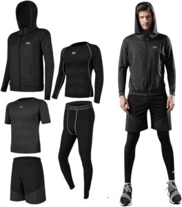 Lachi Mens Running Gym Set