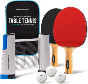 PRO-SPIN Portable Table Tennis Set