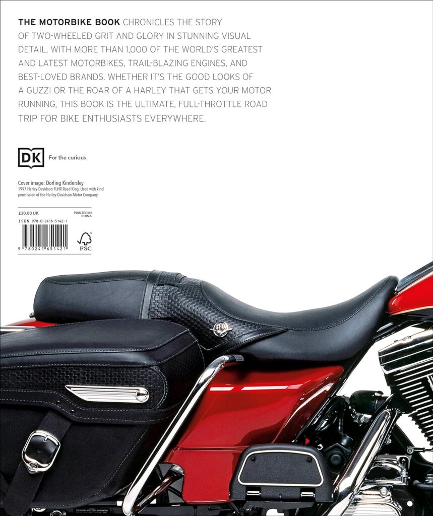 The Motorbike Book: The Definitive Visual History (DK Definitive Transport Guides) Hardcover – 6 July 2023