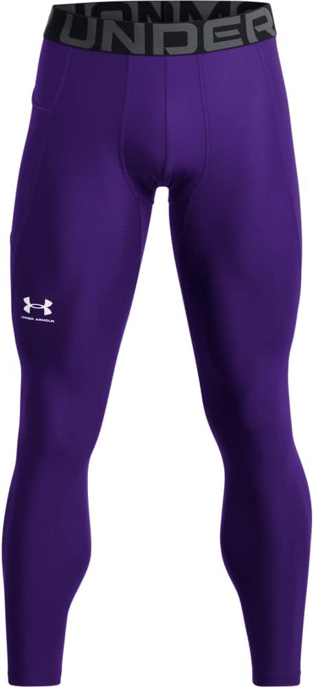 Under Armour Men UA HG Armour Leggings, Comfortable and robust gym leggings, lightweight and elastic thermal underwear with compression fit