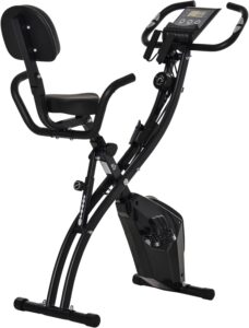 HOMCOM 2-in-1 Foldable Exercise Bike