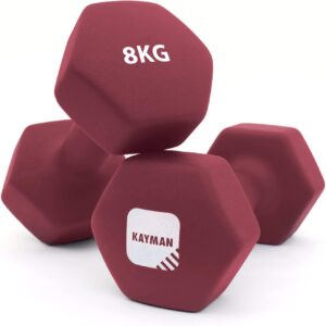 KAYMAN Neoprene Dumbbell Pair