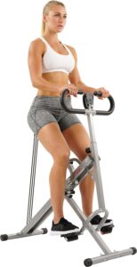 Sunny Health & Fitness Squat Assist Upright Row-N-Ride Rowing Machine