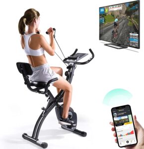 VRAi Fitness SXB-350 Bluetooth Smart Folding Exercise Bike