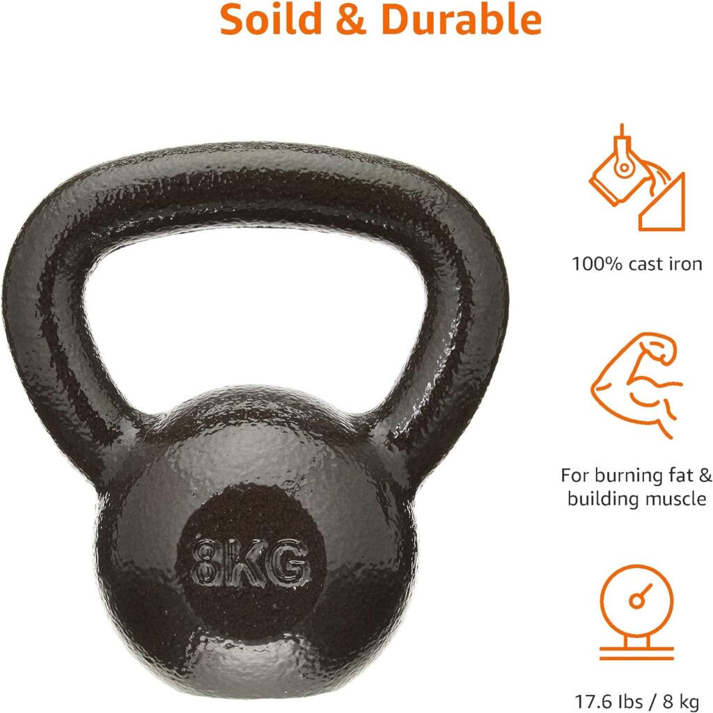 Amazon Basics Cast Iron Kettlebell