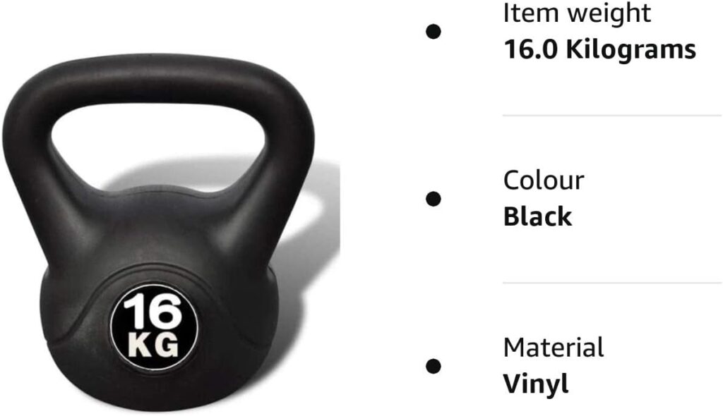 BENCH BS2045 KETTLE BELL 16KG Kettlebells Unisex BLACK