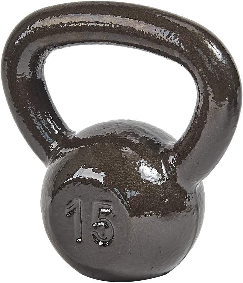 Everyday Essentials All-Purpose Solid Cast Iron Kettlebell