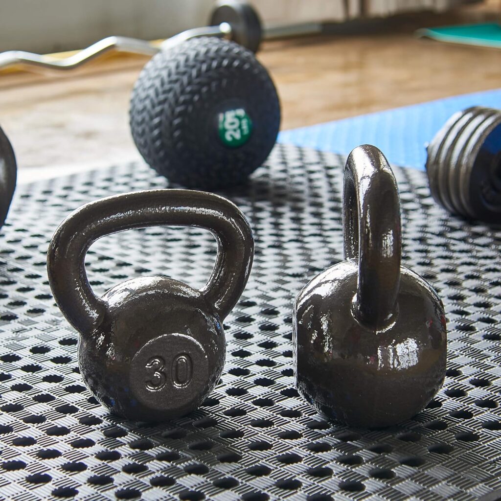 Everyday Essentials All-Purpose Solid Cast Iron Kettlebell