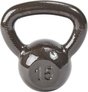 Everyday Essentials All-Purpose Solid Cast Iron Kettlebell