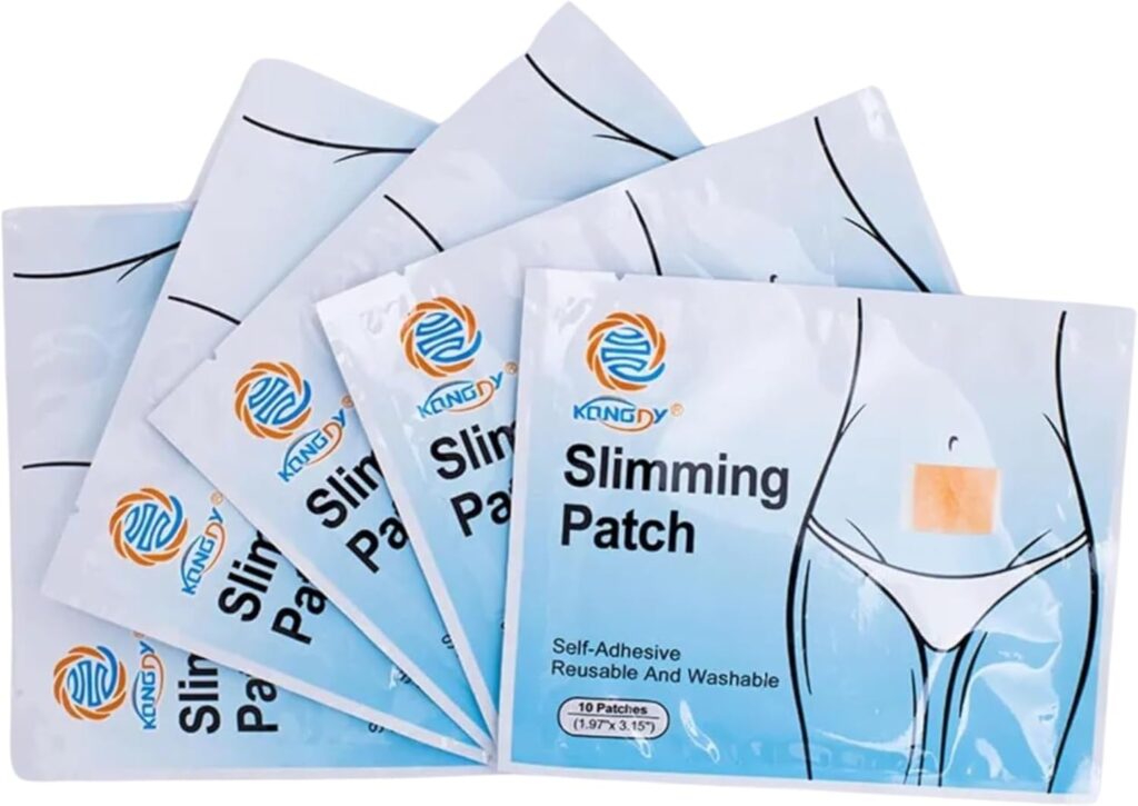 KONGDY 50 Extra Strong Slimming Patches, Fast Weight Loss Patch, Detox Slim Patches, Herbal Slimming Patch, Belly Fat Burner Patch, Herbal Diet aid (50)