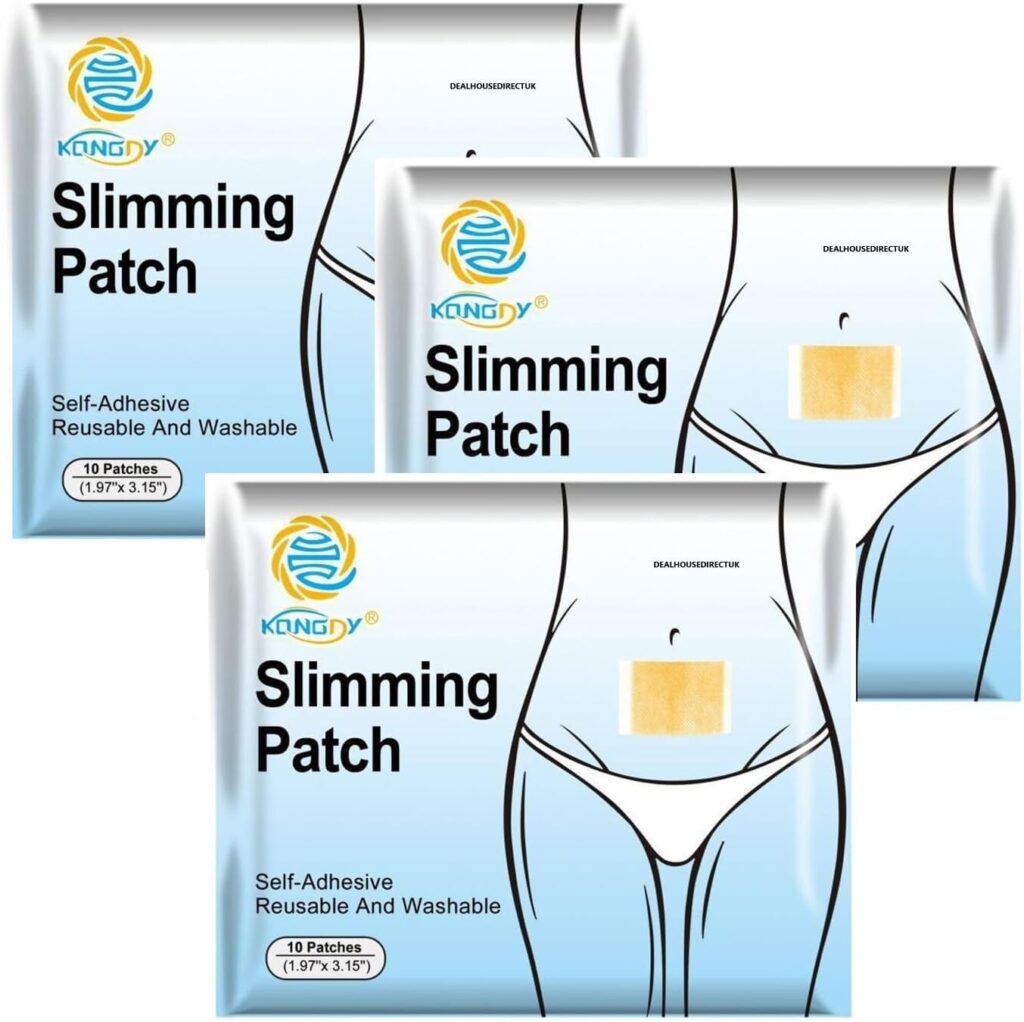 KONGDY 50 Extra Strong Slimming Patches, Fast Weight Loss Patch, Detox Slim Patches, Herbal Slimming Patch, Belly Fat Burner Patch, Herbal Diet aid (50)