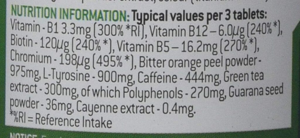 MaxiNutrition - Thermobol, Metabolism Supplement for Lean Muscle Support - Contains Chromium Biotin, High in B Vitamins - 100mg Green Tea Extract, 130mg Caffeine per Serving, 90 Tablets