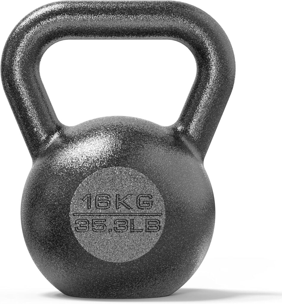 PROIRON Cast Iron/Neoprene Coated kettlebell Weight for Home Gym Fitness Weight Training (4KG-24KG)