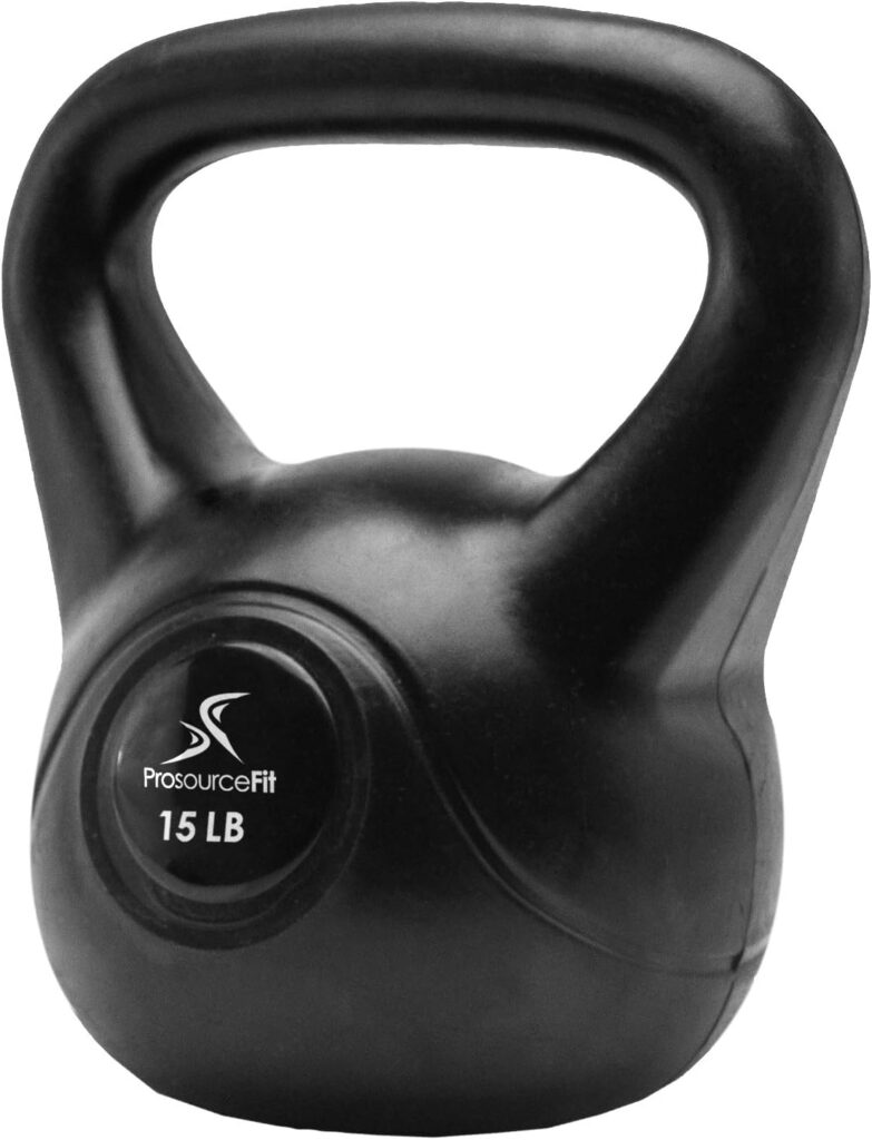 ProsourceFit Vinyl Kettlebell 10, 15, 20, 25, 30, 35lbs